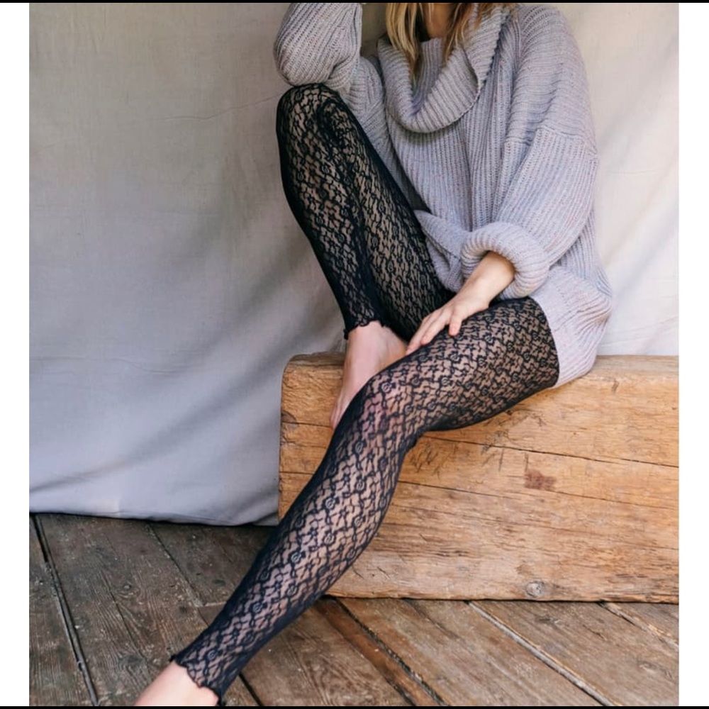 Free people lace leggings - XS